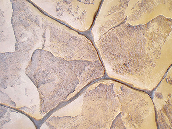 冰裂纹（龟背纹）混凝土仿石地面