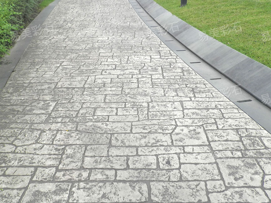 水泥地面印花怎么做